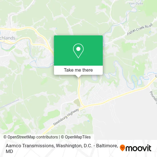 Aamco Transmissions map