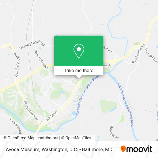 Avoca Museum map