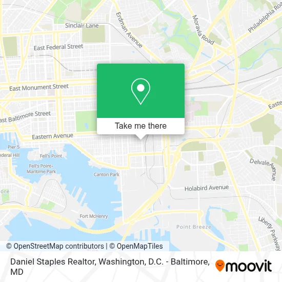 Daniel Staples Realtor map