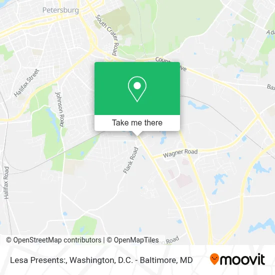 Lesa Presents: map