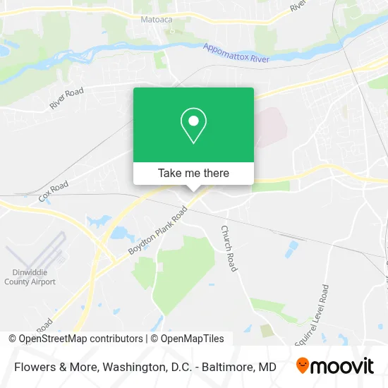 Flowers & More map