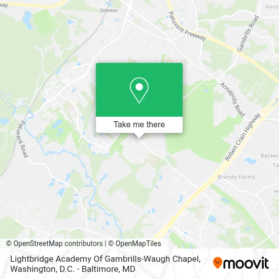 Lightbridge Academy Of Gambrills-Waugh Chapel map