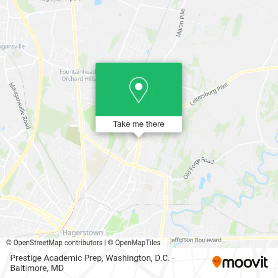 Prestige Academic Prep map