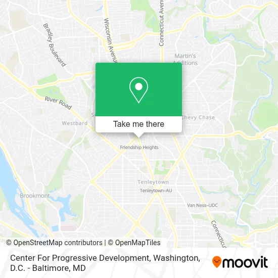 Center For Progressive Development map