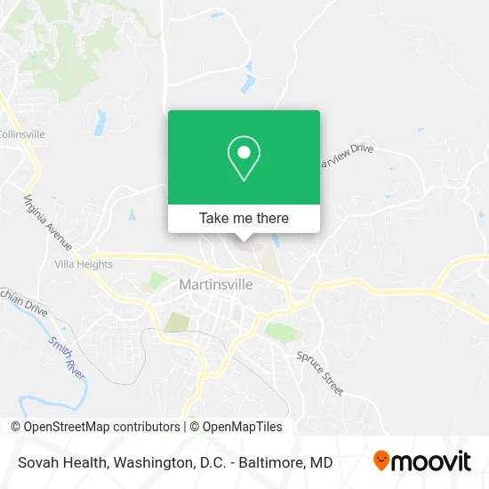 Sovah Health map