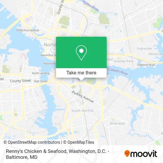 Renny's Chicken & Seafood map