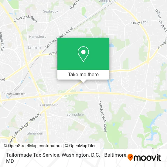 Tailormade Tax Service map
