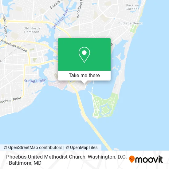 Phoebus United Methodist Church map