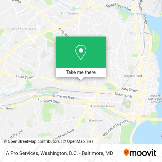 A Pro Services map