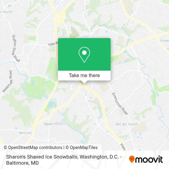 Sharon's Shaved Ice Snowballs map