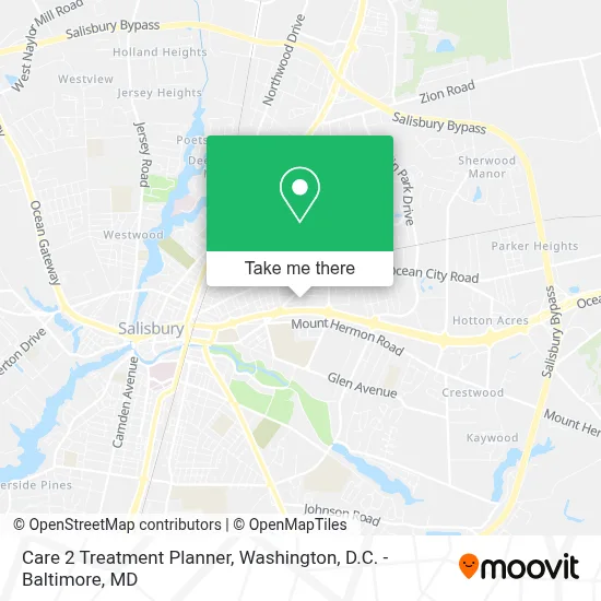 Care 2 Treatment Planner map