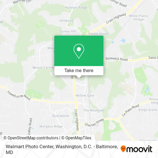 Walmart Photo Center map