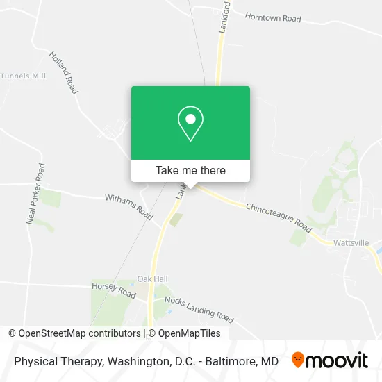 Physical Therapy map