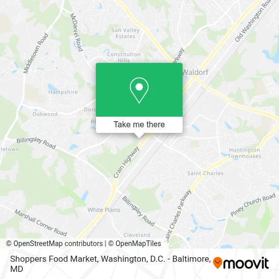 Shoppers Food Market map