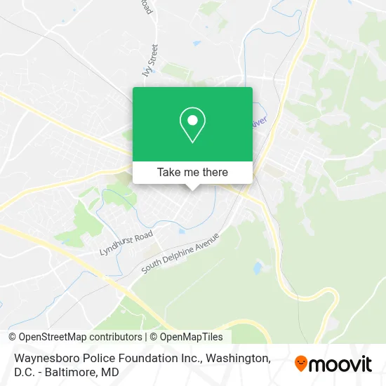Waynesboro Police Foundation Inc. map