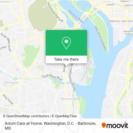 Adom Care at Home map