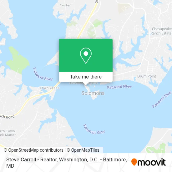 Steve Carroll - Realtor map
