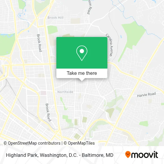 Highland Park map