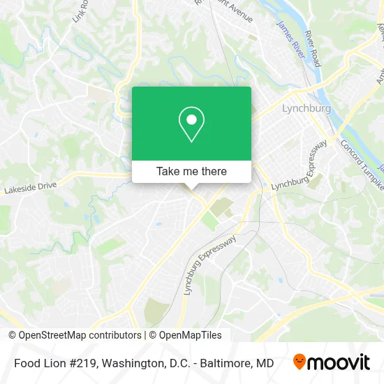 Food Lion #219 map