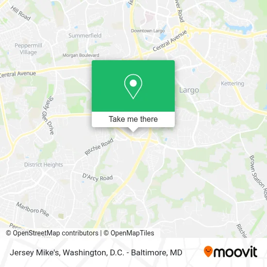 Jersey Mike's map