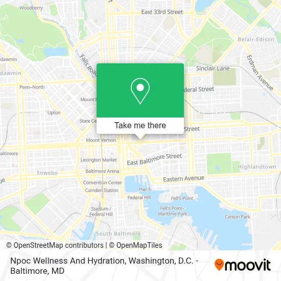 Npoc Wellness And Hydration map