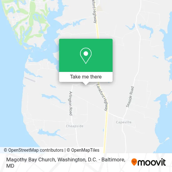 Magothy Bay Church map