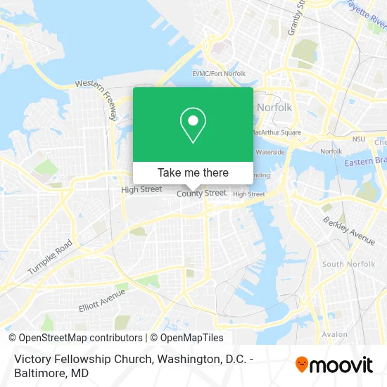Victory Fellowship Church map