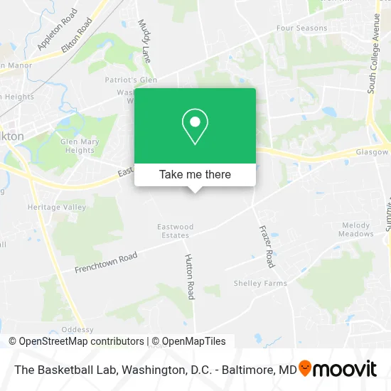 The Basketball Lab map