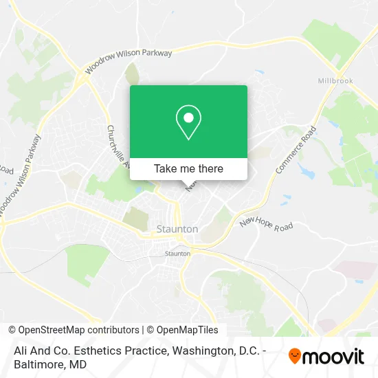Ali And Co. Esthetics Practice map