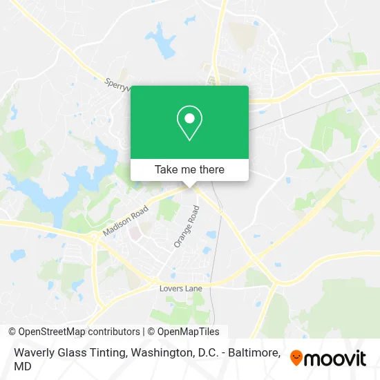Waverly Glass Tinting map