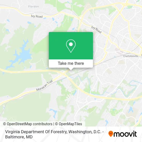 Virginia Department Of Forestry map