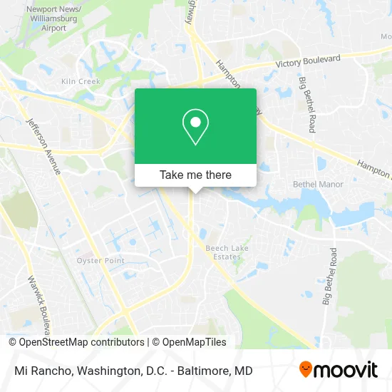 Mi Rancho map