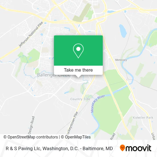 R & S Paving Llc map