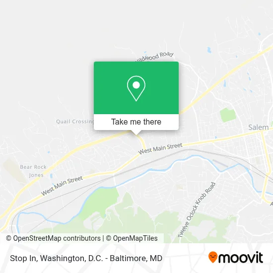 Stop In map