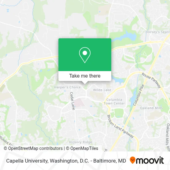Capella University map