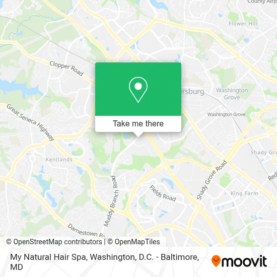 My Natural Hair Spa map