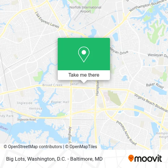 Big Lots map