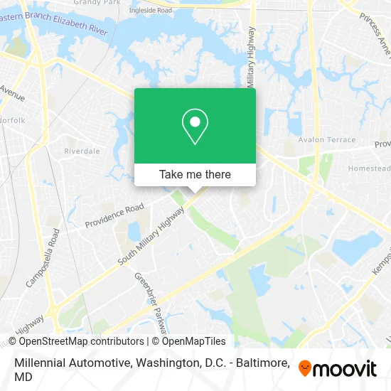 Millennial Automotive map