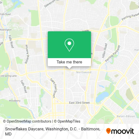 Snowflakes Daycare map