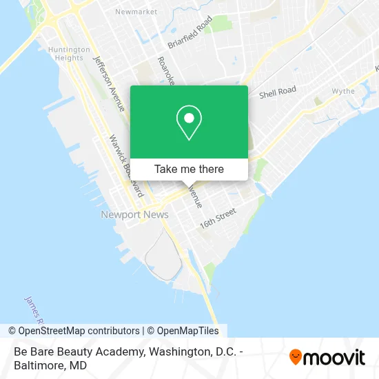 Be Bare Beauty Academy map