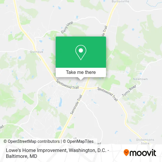 Lowe's Home Improvement map