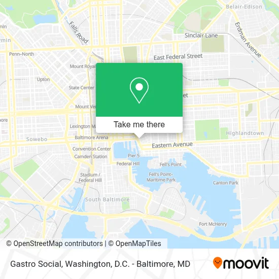 Gastro Social map