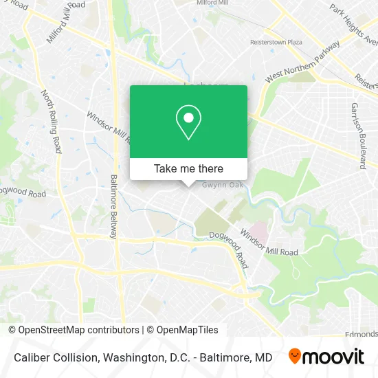Caliber Collision map