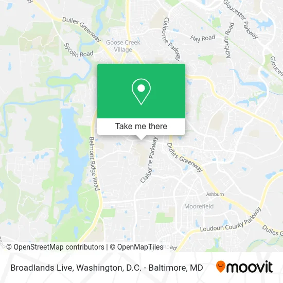 Broadlands Live map