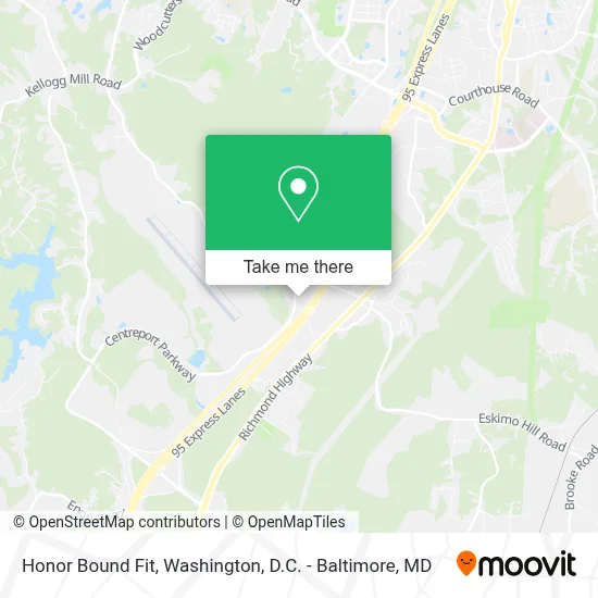 Honor Bound Fit map