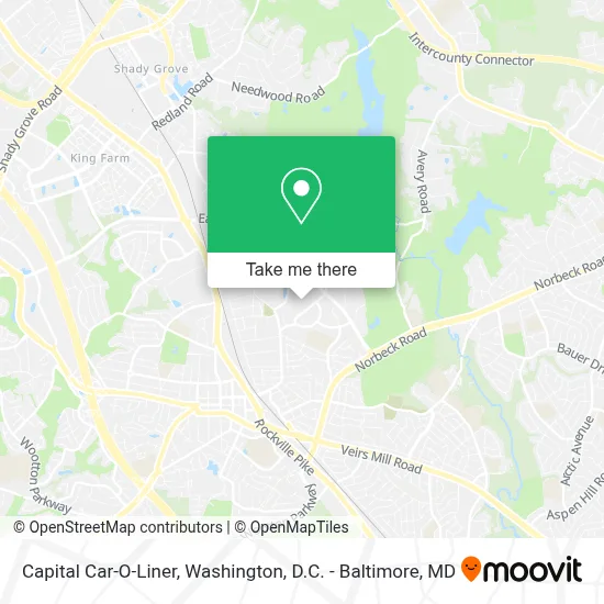Capital Car-O-Liner map