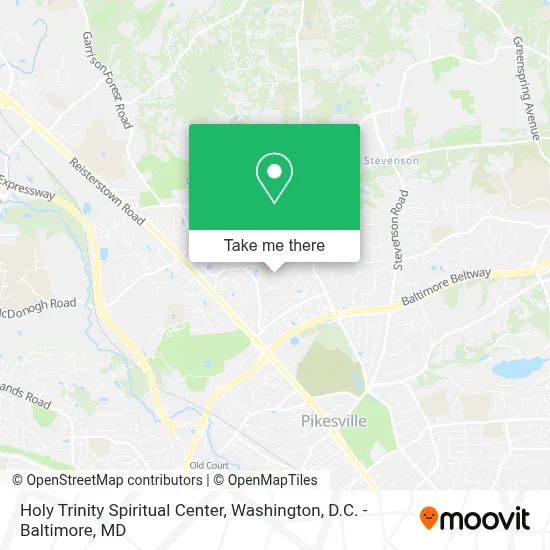 Holy Trinity Spiritual Center map