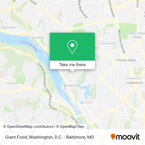 Giant Food map