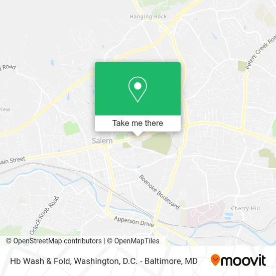 Hb Wash & Fold map
