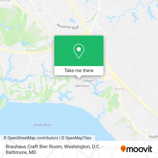 Brauhaus Craft Bier Room map